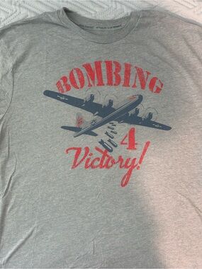 Zero Foxtrot XL Grey Men’s T-Shirt - Bombing 4 Victory